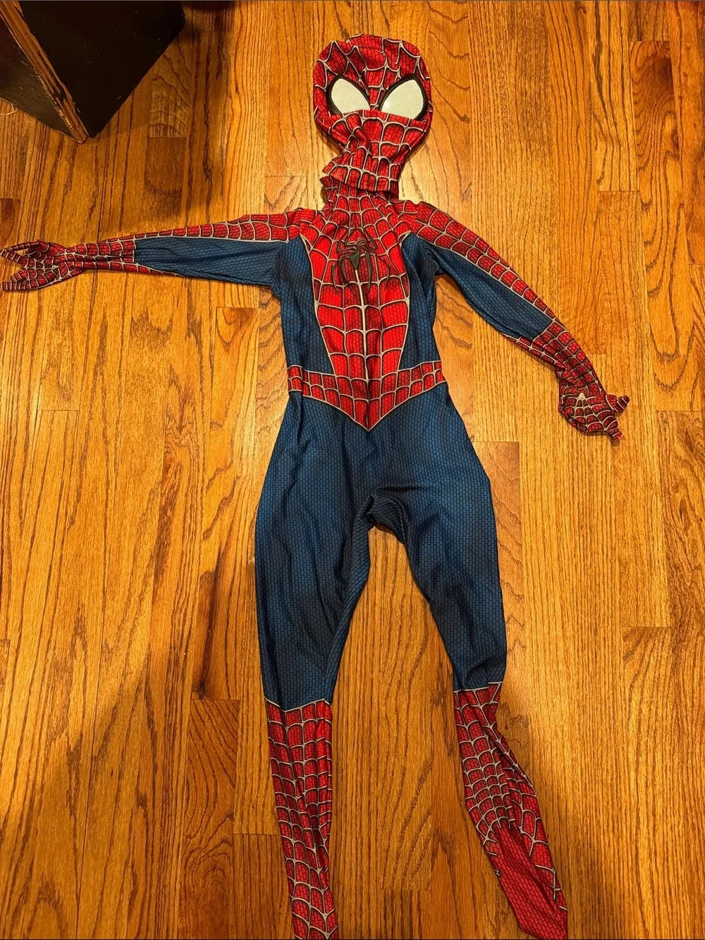Hand made Spider-Man costume toddler boys 3/4